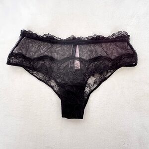 Victoria's Secret Very Sexy Cheeky Black Lace Panty